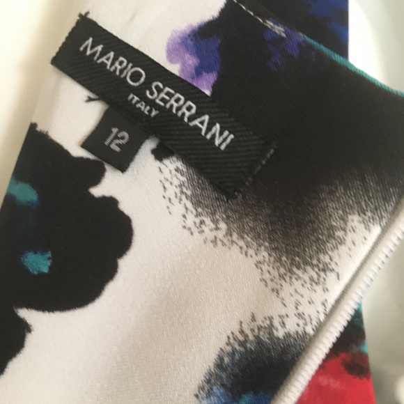 Mario Serrani Women's Multicolor Shift Dress - 12 - Picture 7 of 8